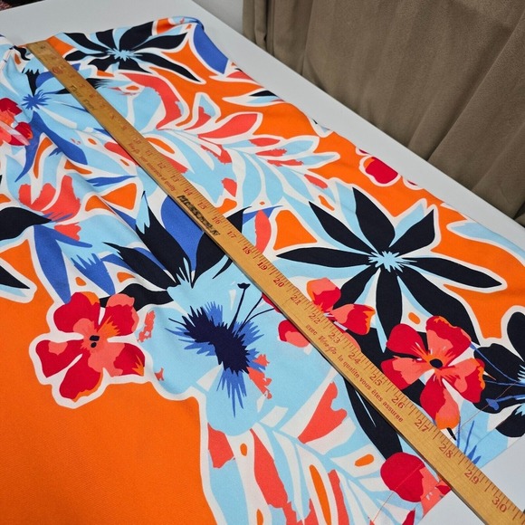 Soft Surroundings Top Women Large Multicolor Kimono‎ Cabana Bay Floral Beach - Picture 8 of 9